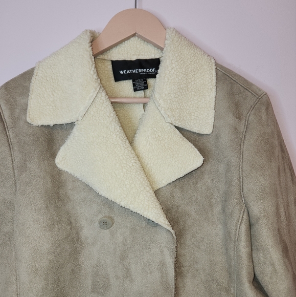WEATHERPROOF Women's Suede Winter Jacket, size L - Picture 3 of 13
